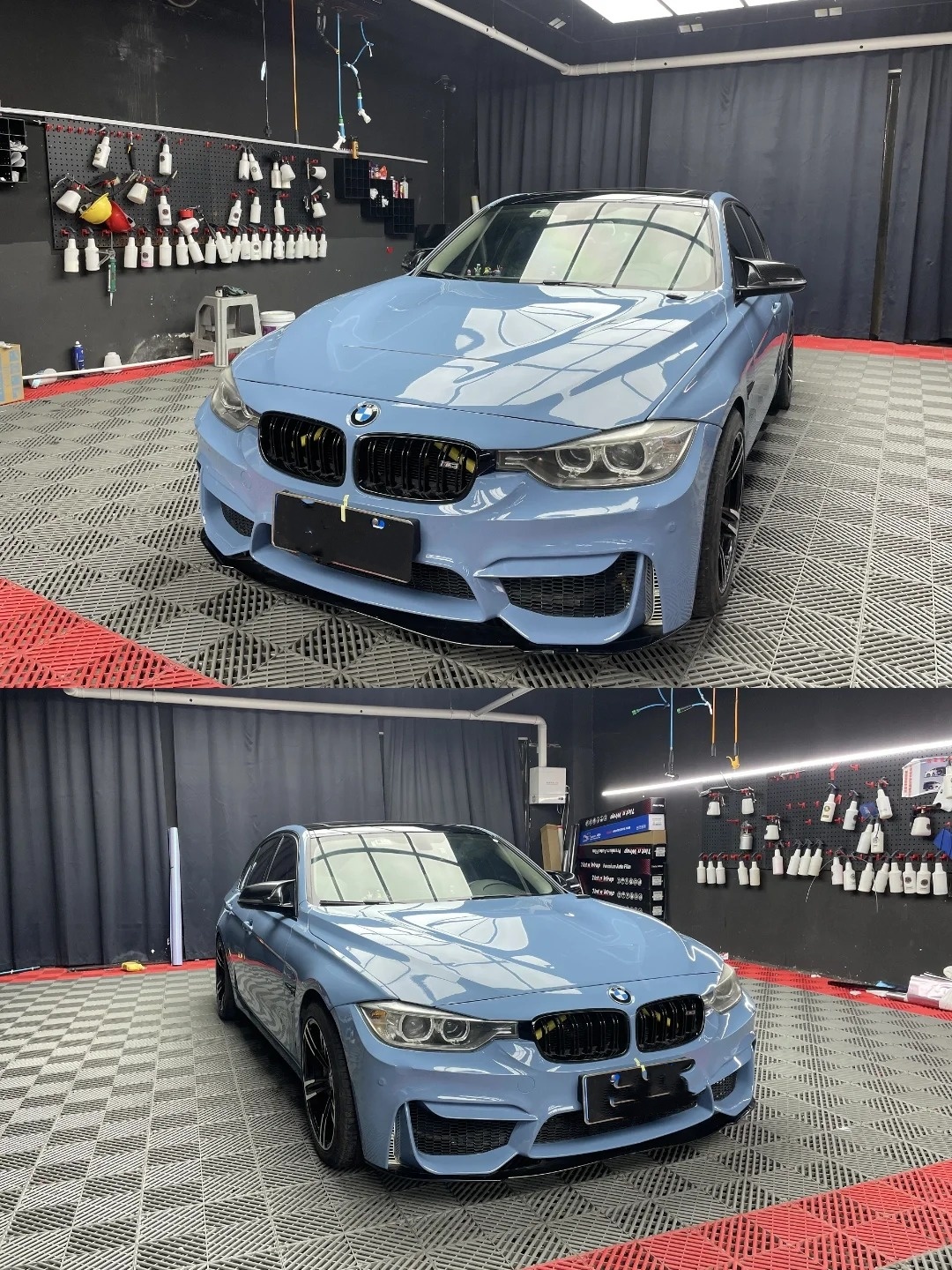 Super Gloss China Blue Car Vinyl Wrap review xyjyu