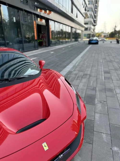 Super Gloss Ferrari Red Car Vinyl Wrap review 