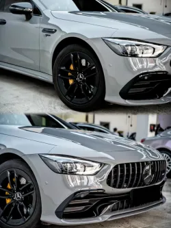 TPU Gloss Nardo Grey Car Vinyl Wrap review bougo 02