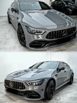 TPU Gloss Nardo Grey Car Vinyl Wrap review bougo 01