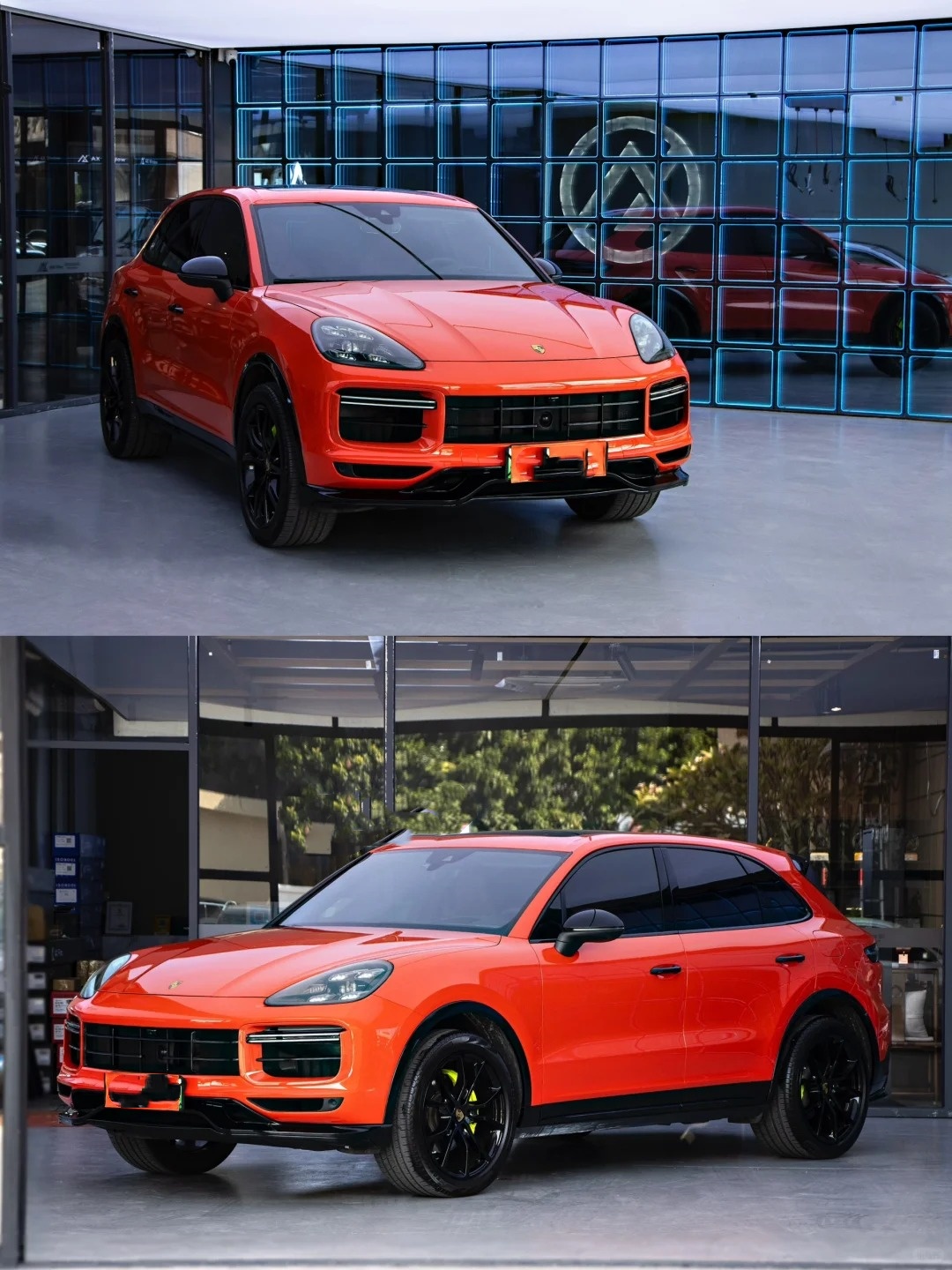 Super Gloss Lava Orange Car Vinyl Wrap [Porsche OEM Color] review 1