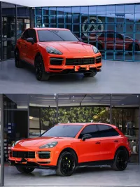 Super Gloss Lava Orange Car Vinyl Wrap [Porsche OEM Color] review 1