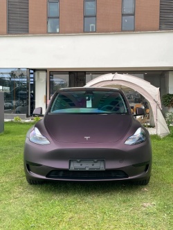 Matte Dark Purple Vinyl Wrap Car Wrap review gedgre 02