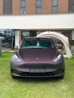 Matte Dark Purple Vinyl Wrap Car Wrap review gedgre 02