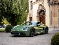 Porsche Weng Green Car Vinyl Wrap review 1