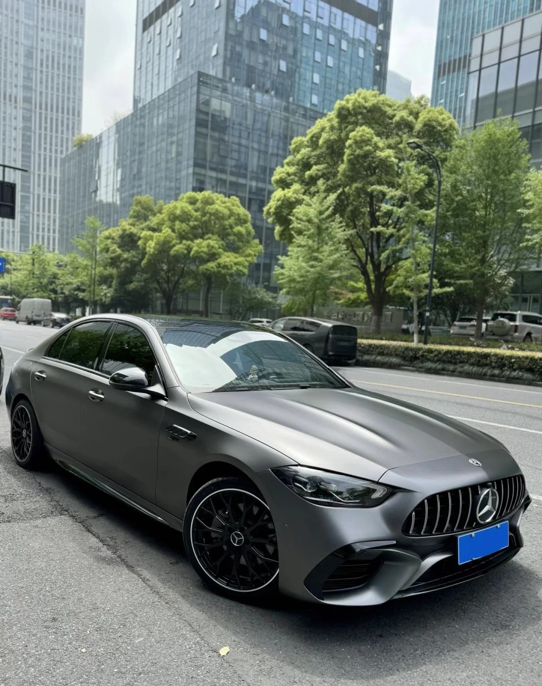 Matte Dark Gray Car Vinyl Wrap review 0