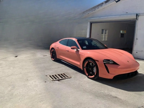 Super Gloss Salmon Pink Car Vinyl Wrap review 