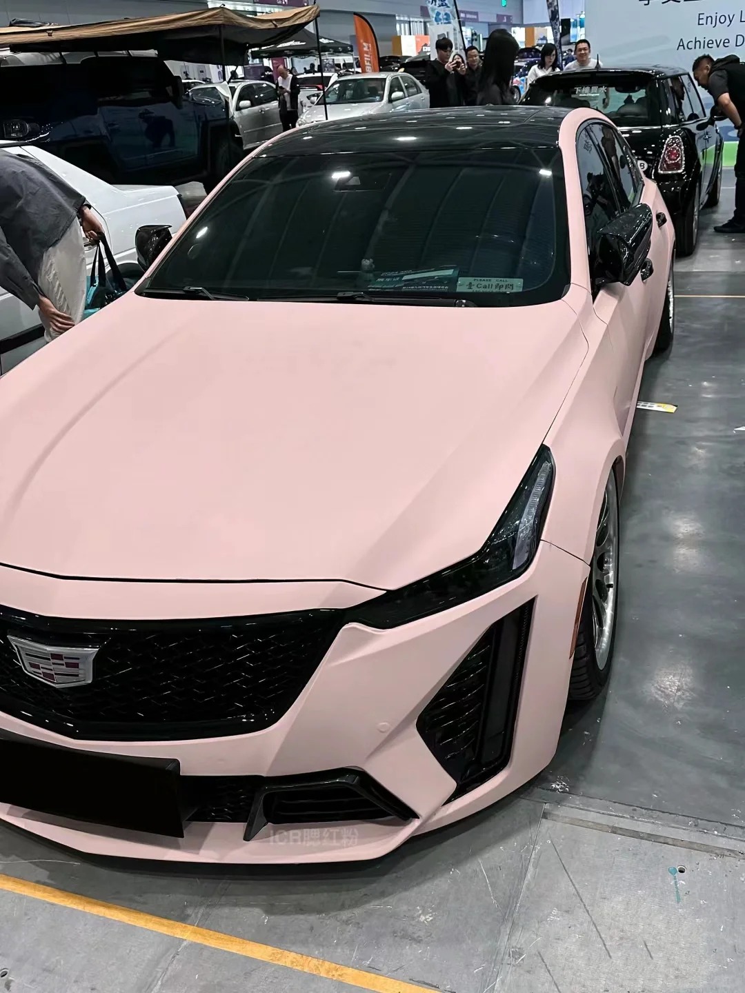  Super Matte Rose Pink Car Vinyl Wrap review etggh 01