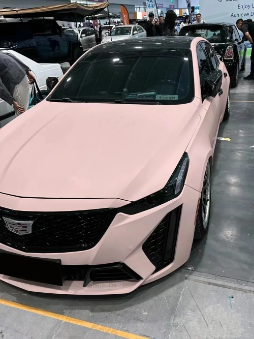  Super Matte Rose Pink Car Vinyl Wrap review 