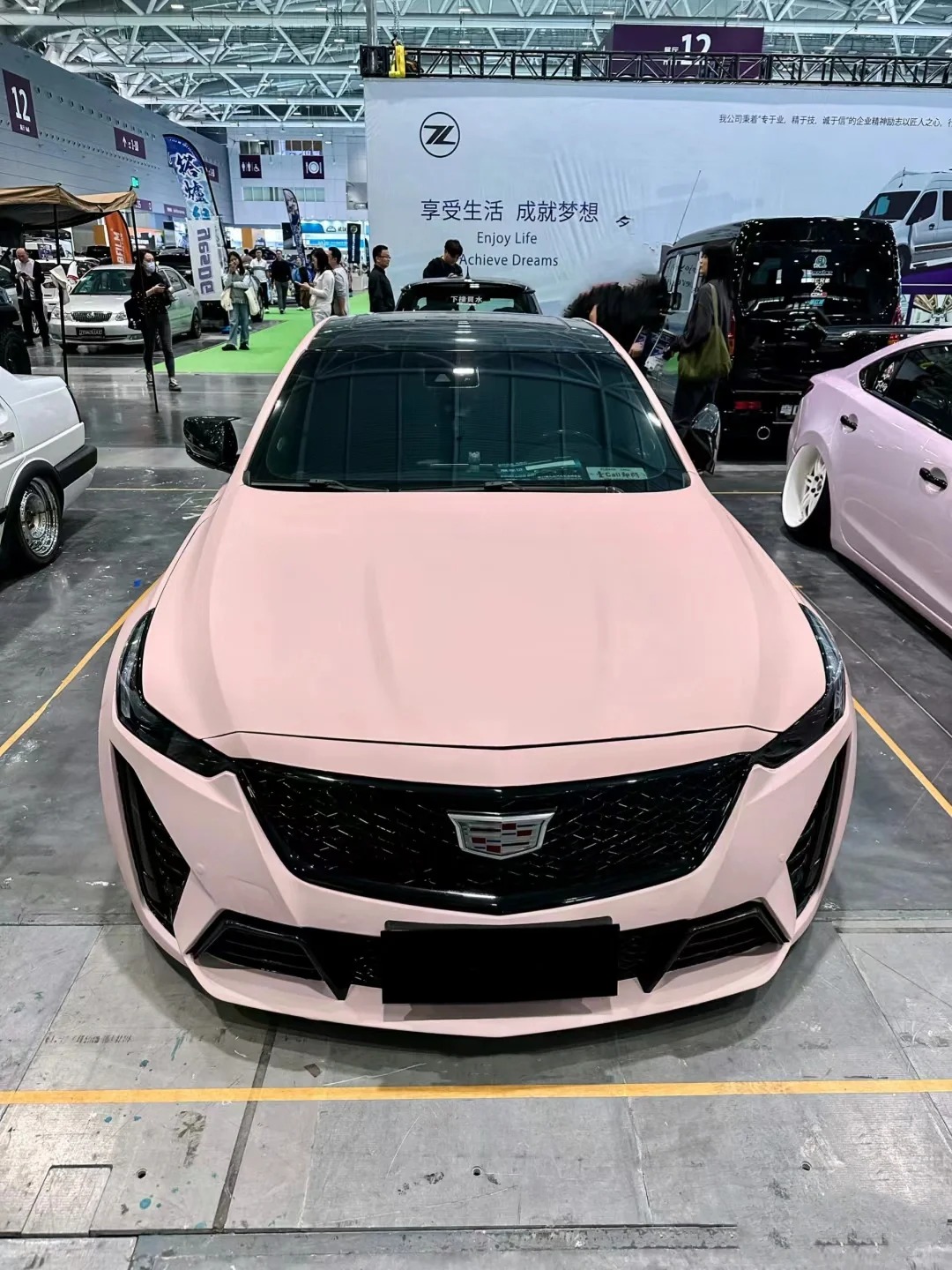  Super Matte Rose Pink Car Vinyl Wrap review etggh 02