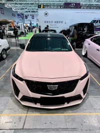  Super Matte Rose Pink Car Vinyl Wrap review 1