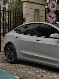 Matte Flat Dark Grey Car Vinyl Wrap review 0