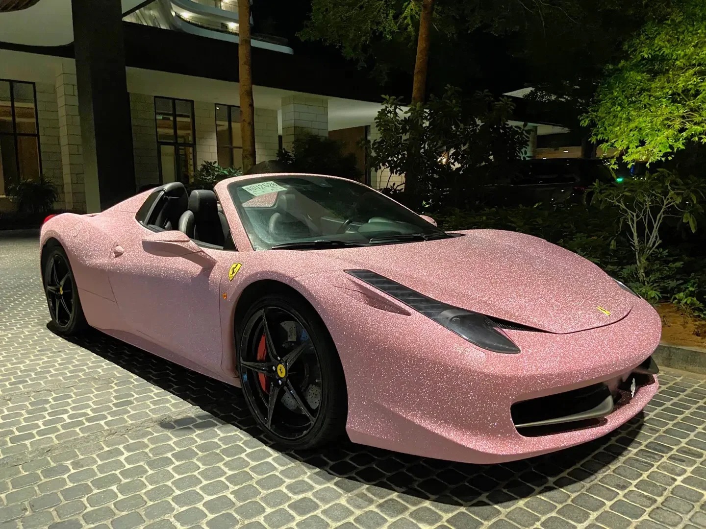 Super Diamond Pink Car Vinyl Wrap review sfrght 02