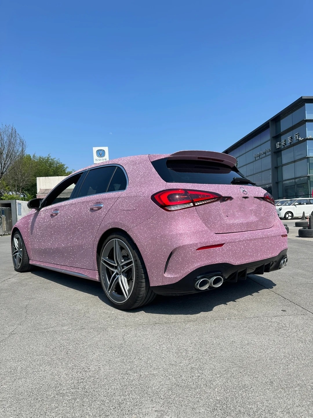 Super Diamond Pink Car Vinyl Wrap review dhejkd