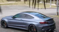 PET Satin Racing Blue Car Vinyl Wrap  review 1