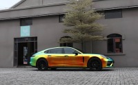 Matte Metallic Rainbow Chrome Green Car Vinyl Wrap review 0