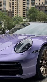 Viola Purple Car Vinyl Wrap review 1