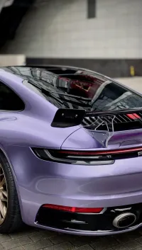 Viola Purple Car Vinyl Wrap review 1