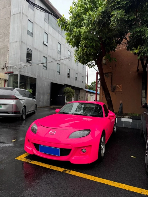 Super Gloss Fluorescent Pink Car Vinyl Wrap review 
