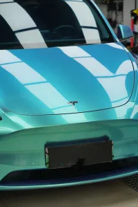 Magic Color Peacock Green Car Vinyl Wrap review 1