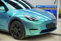 Magic Color Peacock Green Car Vinyl Wrap review 1