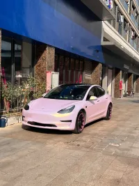 Gloss Glazed Gold Pink Car Vinyl Wrap review 0