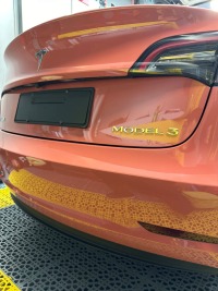 Glossy Morganite Red Car Vinyl Wrap review 1