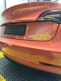 Glossy Morganite Red Car Vinyl Wrap review 1