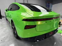 Audi Gloss Magic Gold Green Car Vinyl Wrap review 1