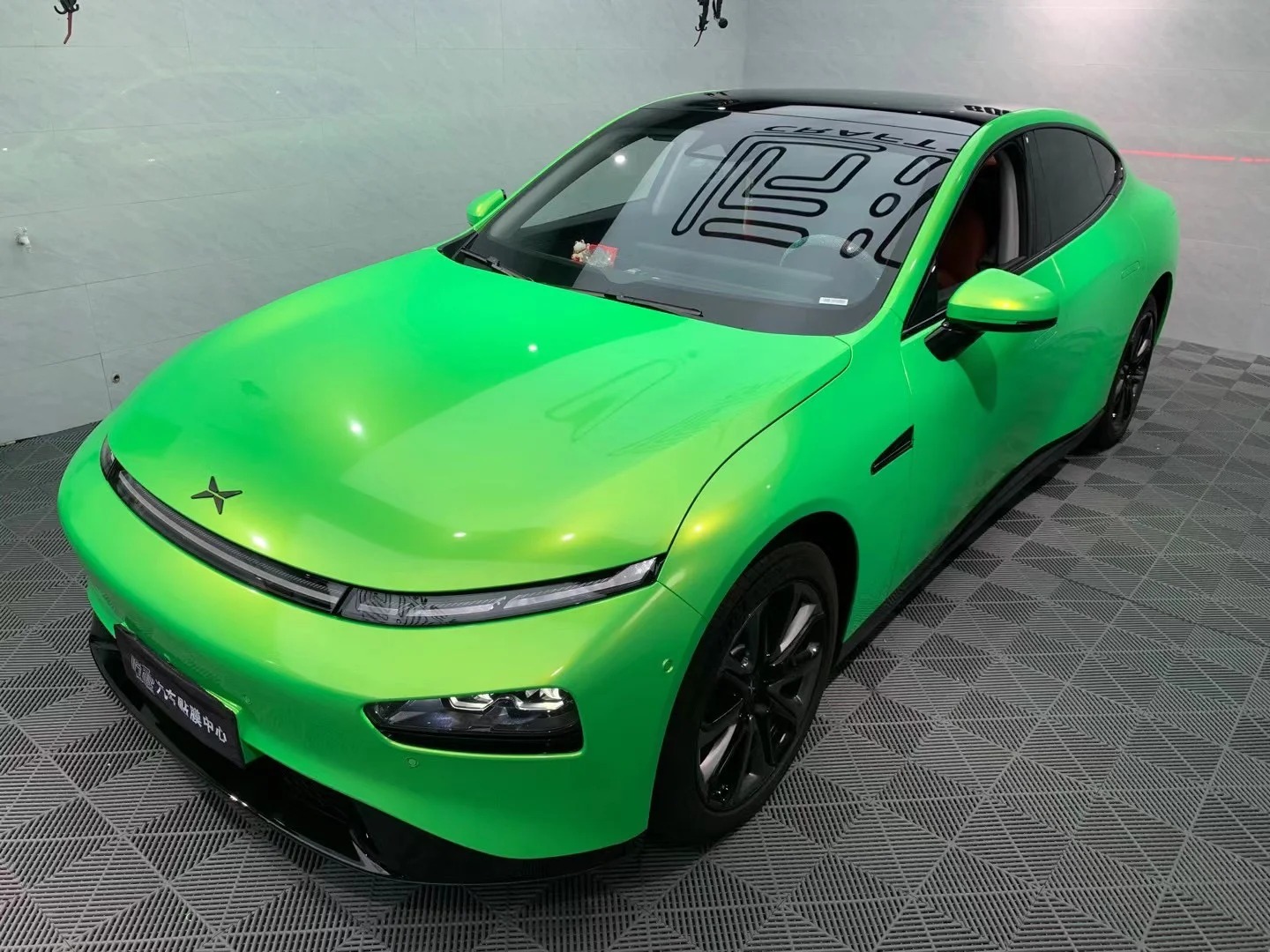 Audi Gloss Magic Gold Green Car Vinyl Wrap review vdfhy 03