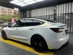 Heavy Metal Sparkle White Car Vinyl Wrap review reht 01