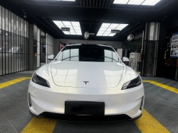Heavy Metal Sparkle White Car Vinyl Wrap review reht 02