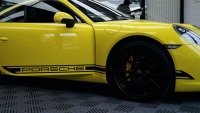 Super Gloss Yellow Car Vinyl Wrap review 1