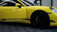 Super Gloss Yellow Car Vinyl Wrap review 1