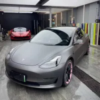 Matte Pearl Metal Grey Car Vinyl Wrap review 0