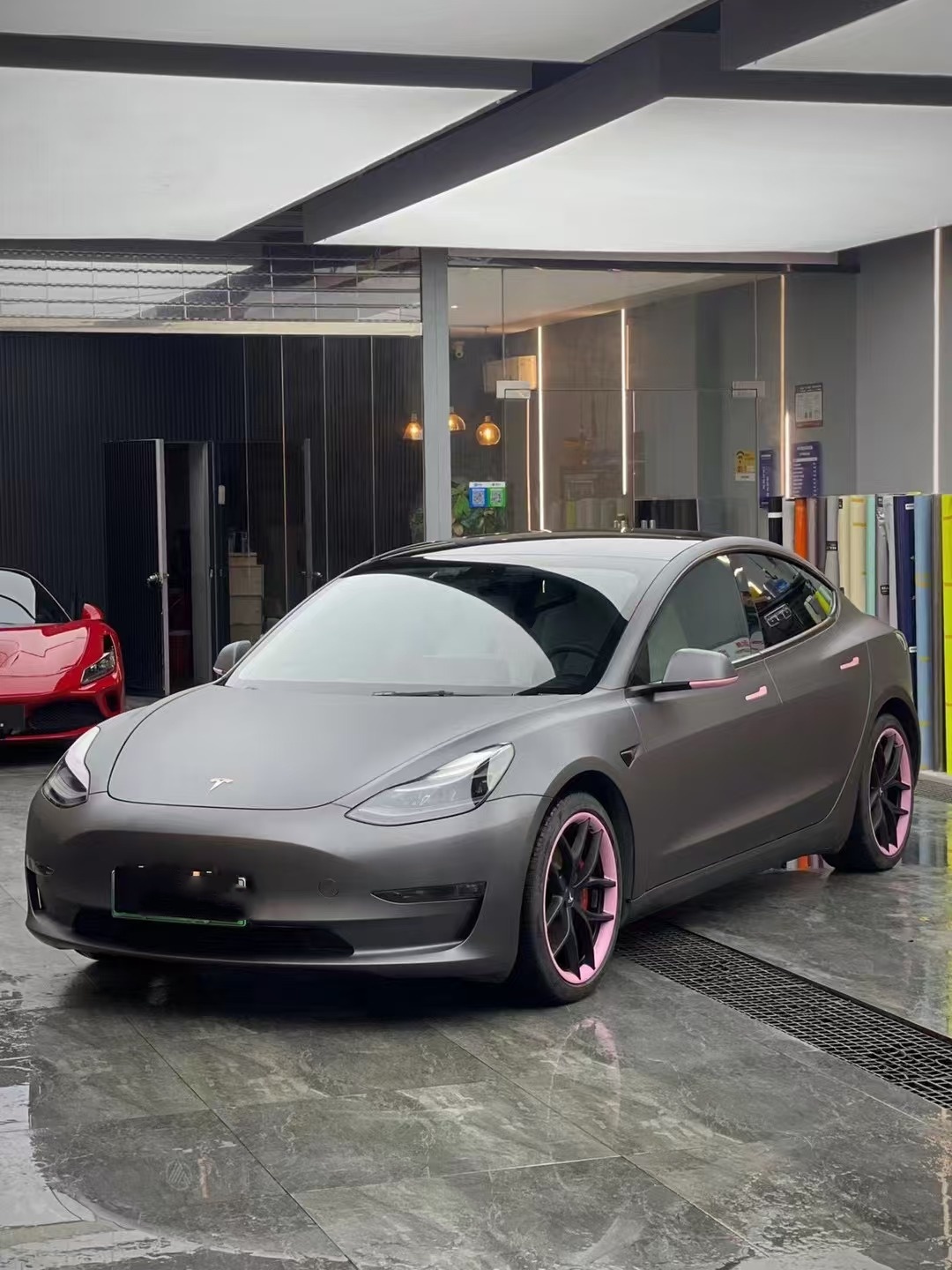 Matte Pearl Metal Grey Car Vinyl Wrap review regre 02