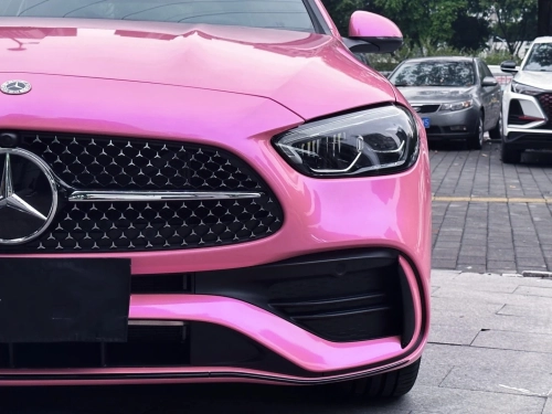 Gloss Diamond Purple Pink Car Vinyl Wrap review 