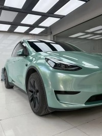 Ferrari Gloss Verde Francesca Green Car Vinyl Wrap review 0