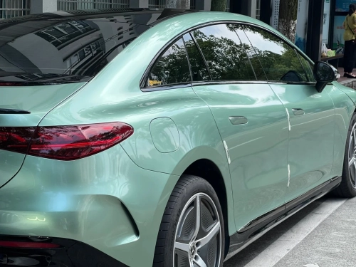 Ferrari Gloss Verde Francesca Green Car Vinyl Wrap review 