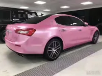 Gloss Metal Paint Shell Pink Car Vinyl Wrap review 0