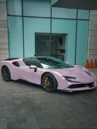 Matte Pink Purple Car Vinyl Wrap review 0