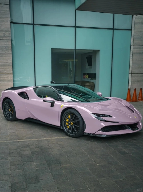 Matte Pink Purple Car Vinyl Wrap review 