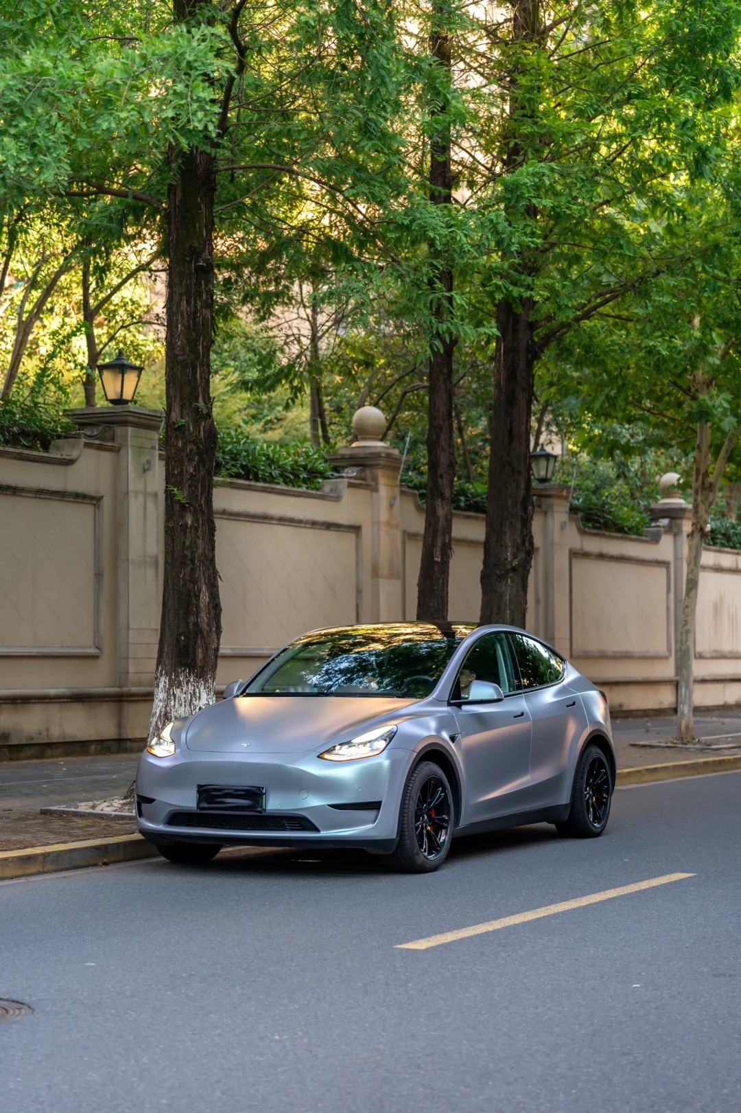 Matte Diamond Gray Blue Car Vinyl Wrap review sdgre 01