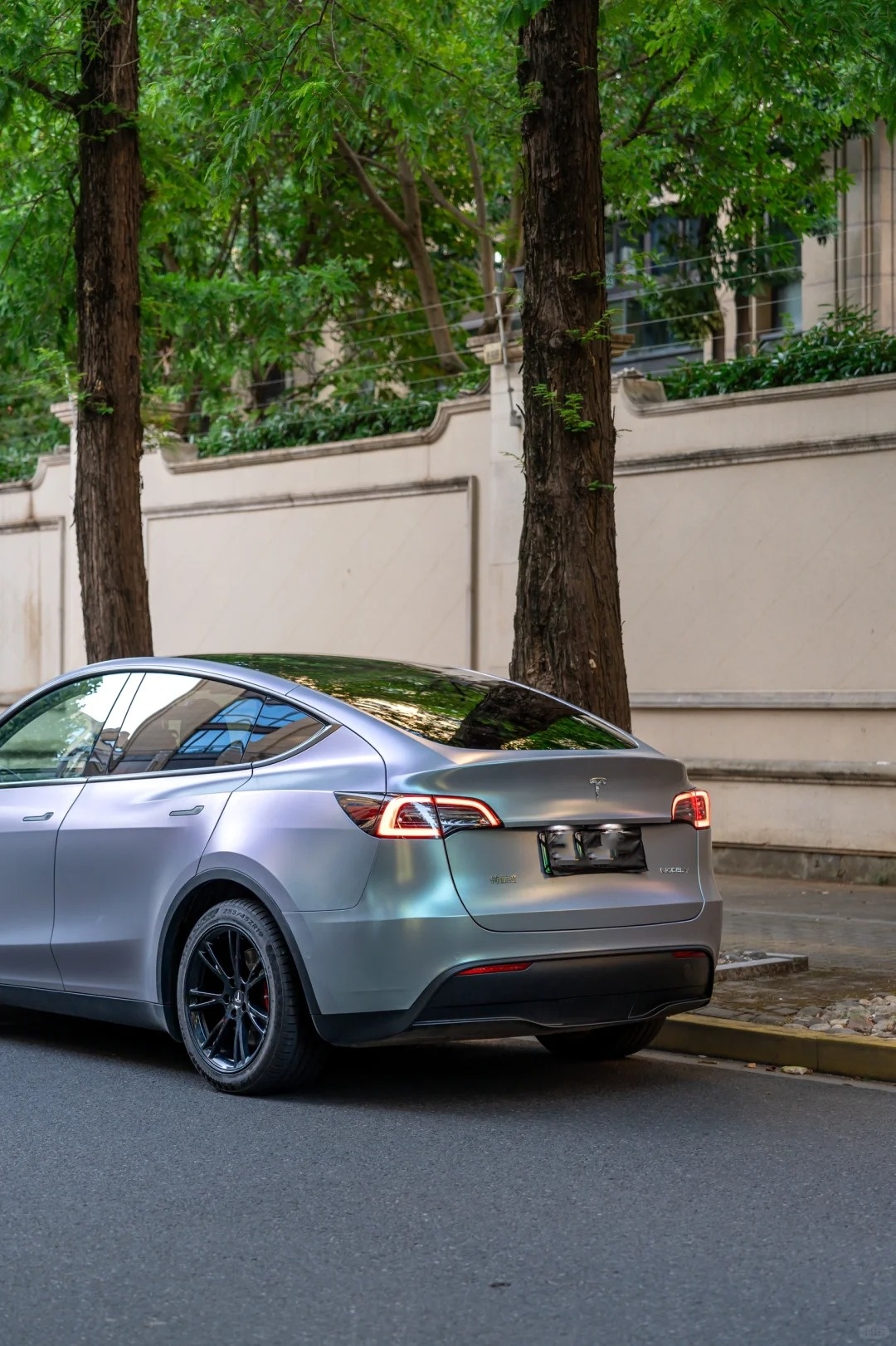 Matte Diamond Gray Blue Car Vinyl Wrap review sdgre 02