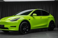 Super Gloss Apple Green Car Vinyl Wrap review 2