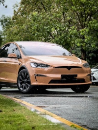 Caramel Brown Car Vinyl Wrap review 1
