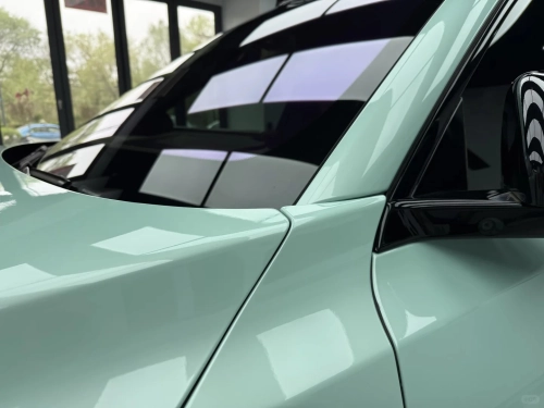 Macaron Moonlight Jade Car Vinyl Wrap review 