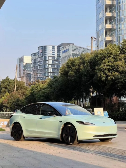 Macaron Moonlight Jade Car Vinyl Wrap review 