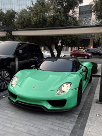 Porsche Gloss Mint Green Car Vinyl Wrap review 1