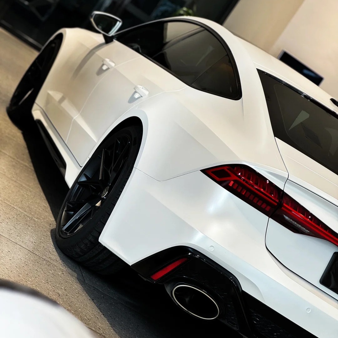 Pure Metal White Car Vinyl Wrap review 1